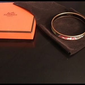Hermès enamel bangle bracelet excellent condition